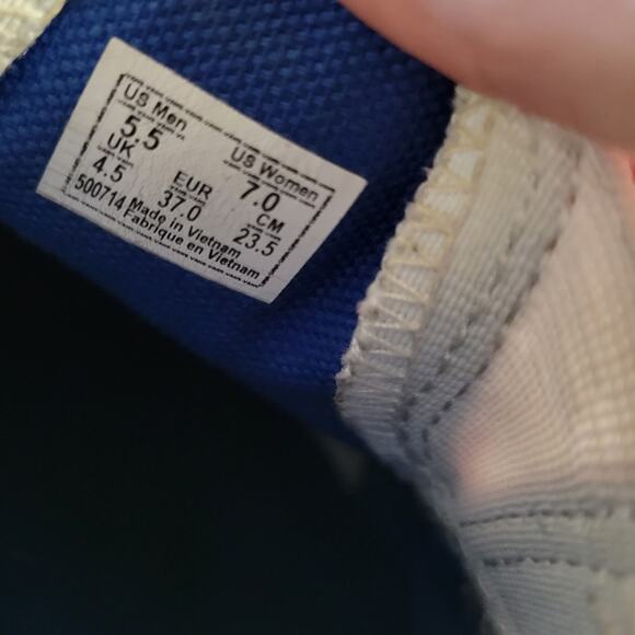 Vans Classic Slip On Deck Club Mixed Stripes Multicolor Sneakers sz 7 (women's) - Picture 10 of 10